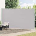 vidaXL Zaťahovacia bočná markíza na terasu 220x614 cm sivá