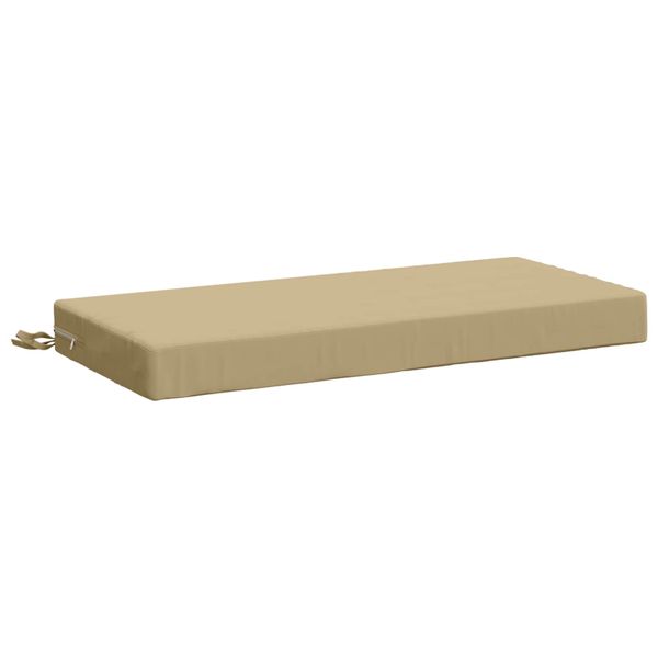 vidaXL Vankúš na lavičku SOEST 100% polyester Béžová 60 x 40 x 8 cm