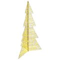 vidaXL Vianočný stromček 240 LED Teplá biela 180 cm PET