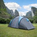 Rodinný stan NILS Camp NC6431 Highland IV modrý/sivý