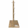 vidaXL Toaletné zrkadlo Remeselný dub 60 x 45 x 18 cm Obdĺžnikový