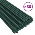 vidaXL Záhradné kolíky 30 ks zelené 180 cm oceľ