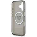 Guess Hardcase MagSafe IML Metal Mountain Logo Case for iPhone 16 6,1" Black