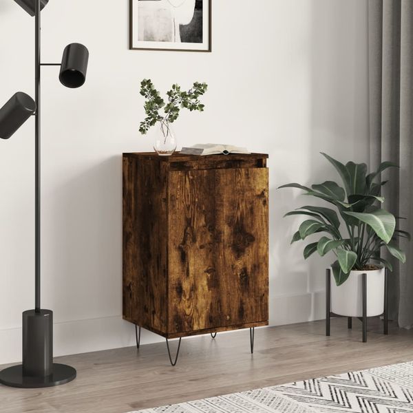 vidaXL Komoda dymový dub 40x35x70 cm kompozitné drevo