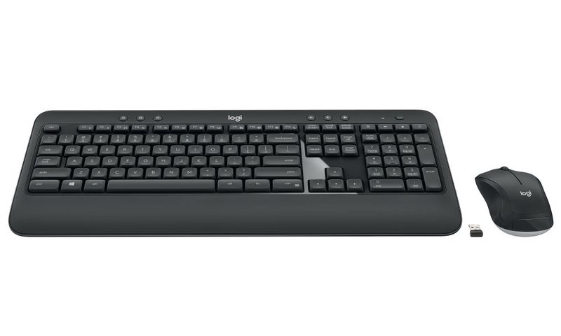 PROMO sada Logitech Wireless Combo MK540, US layout Sada klávesnice a myši, bezdrôtový, 2,4GHz, US layout, USB, čierna