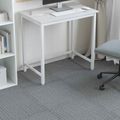 vidaXL Kobercová dlaždica Svetlosivá s prúžkom 50 x 50 cm 20 ks