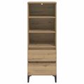 vidaXL Highboard Dub artisan 40 x 36 x 110 cm Kompozitné drevo