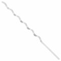 vidaXL Podpora rastlín 5 ks Strieborná 150 x 0,6 x 0,6 cm Oceľ