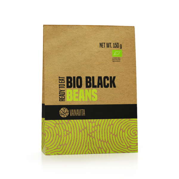 BIO Čierna fazuľa - Ready to eat - VanaVita, 150 g