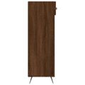 vidaXL Botník hnedý dub 60x35x105 cm kompozitné drevo