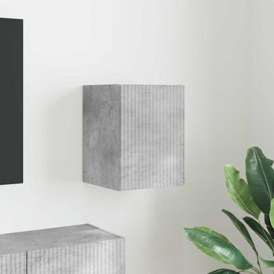 vidaXL TV nástenná skriňa Betónová 30 x 31 x 40 cm Kompozitné drevo