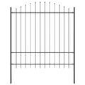vidaXL Záhradný plot WOERDEN 7 ks 170 x 215 cm Sivá