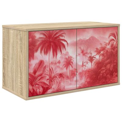 vidaXL Nástenný TV kabinet AACHEN 69 x 33 x 40 cm Dub sonoma