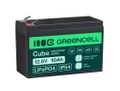 Green Cell LFPGC12V10AH CUBE LiFePO4 batéria 10Ah 12.8V 128Wh