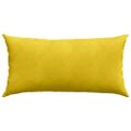 vidaXL Vankúše na pohovku 2 pcs Žltá 80 x 40 cm Kordúrová tkanina