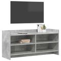 vidaXL TV skrinka 100 x 33 x 47 cm Betónovo sivá Kompozitné drevo