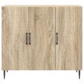 vidaXL Servírovacia skriňa Dub sonoma 89 x 34,5 x 80 cm