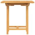 vidaXL Predlžovací záhradný stôl 110-160x80x75 cm masívny teak