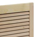 vidaXL Skříňové dvere s dverami 4 ks Prírodná 110 x 2,1 x 59,5 cm