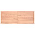 vidaXL Stolová doska bledohnedá 160x60x(2-4) cm ošetrený masívny dub