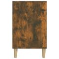 vidaXL Botník dymový dub 102x36x60 cm spracované drevo