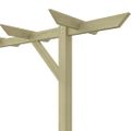 vidaXL Záhradná pergola 205x40x203 cm, drevo