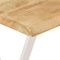 vidaXL Konzolový stolík so živou hranou 105x33x76cm mangovníkový masív
