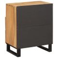 vidaXL Nočný stolík Prírodná 50 x 33 x 62 cm Masívne mango drevo