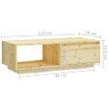 vidaXL Konferenčný stolík 110x50x33,5 cm jedľový masív