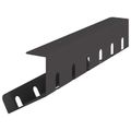 vidaXL Úložný box na káble pod stôl 2 ks Čierna 44 x 11,5 x 13,5 cm