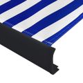 vidaXL Kazetová markíza s motorom 400x300 cm modrá a biela