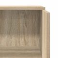 vidaXL Recepčný pult, dub sonoma, 55x50x103,5 cm, imitácia dreva