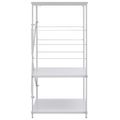 vidaXL Skrinka na mikrovlnku, biela 60x39,6x79,5 cm, kompozitné drevo