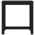 vidaXL Barový stôl 102 x 50 x 103.5 cm Kompozitné drevo Čierny dub