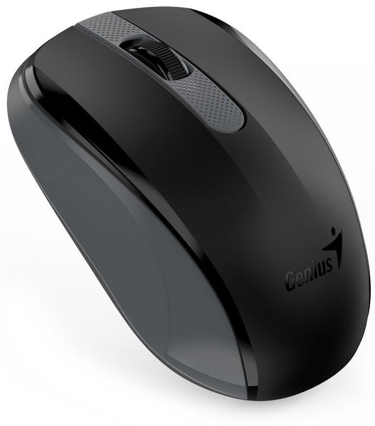 Genius NX-8008s/Kancelárska/Optická/1 200 DPI/Bezdrôtová USB/Čierna-šedá