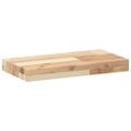 vidaXL Plávajúce police 2 ks 60x20x4 cm neošetrené masívne drevo akácia
