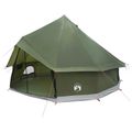 vidaXL Tipi stan 6-miestny Olivovo zelená Polyester a oceľ
