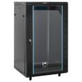 vidaXL 18U Serverová skriňa s otočnými nožičkami 19" IP20 60x60x100 cm