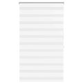 vidaXL Zebrová roleta 100,9x175 cm Šírka látky 96,7 cm biela