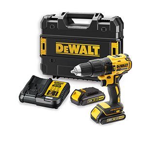 Dewalt Aku vrtačka prieklepná DeWALT DCD778S2T, 18V XR, 2x aku LI-Ion / 1,5 Ah, Tstak