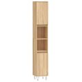 vidaXL Skrinka do kúpeľne dub sonoma 30x30x190 cm spracované drevo
