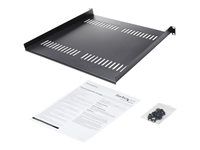 1U Network Rack Shelf (CABSHELF116V) - Polica skrine - čierna - 1U - 16" - pre P/N: CABSHELF116