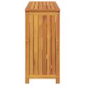 vidaXL Záhradný konzolový stolík 110x35x75 cm akáciové masívne drevo