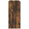 vidaXL DJ stôl Dymový dub 102 x 45 x 102 cm Kompozitné drevo
