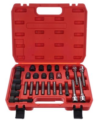 Sada na montáž a demontáž řemenic alternátoru MECHANIC PULLEY SET 4, 30 ks SIXTOL