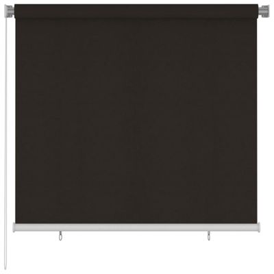 vidaXL Vonkajšia zatemňovacia roleta 160x140 cm hnedá HDPE