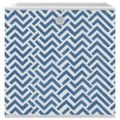 vidaXL skladacie úložné boxy 4 ks Modrá 32x32x32 cm Netkaná textília
