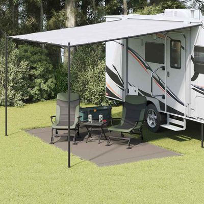 vidaXL Koberec do stanu Svetlosivá 400 x 200 cm Polyetylén