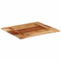 vidaXL Obdĺžniková stolová doska 70x80 cm, 15-16 mm, recyklovaný masív