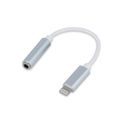 Adaptér audio jack 3,5 mm - Lightning biely